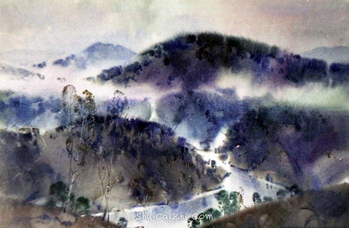 俄罗斯水彩画家Glory Korobeinikov静物风景作品 (7)