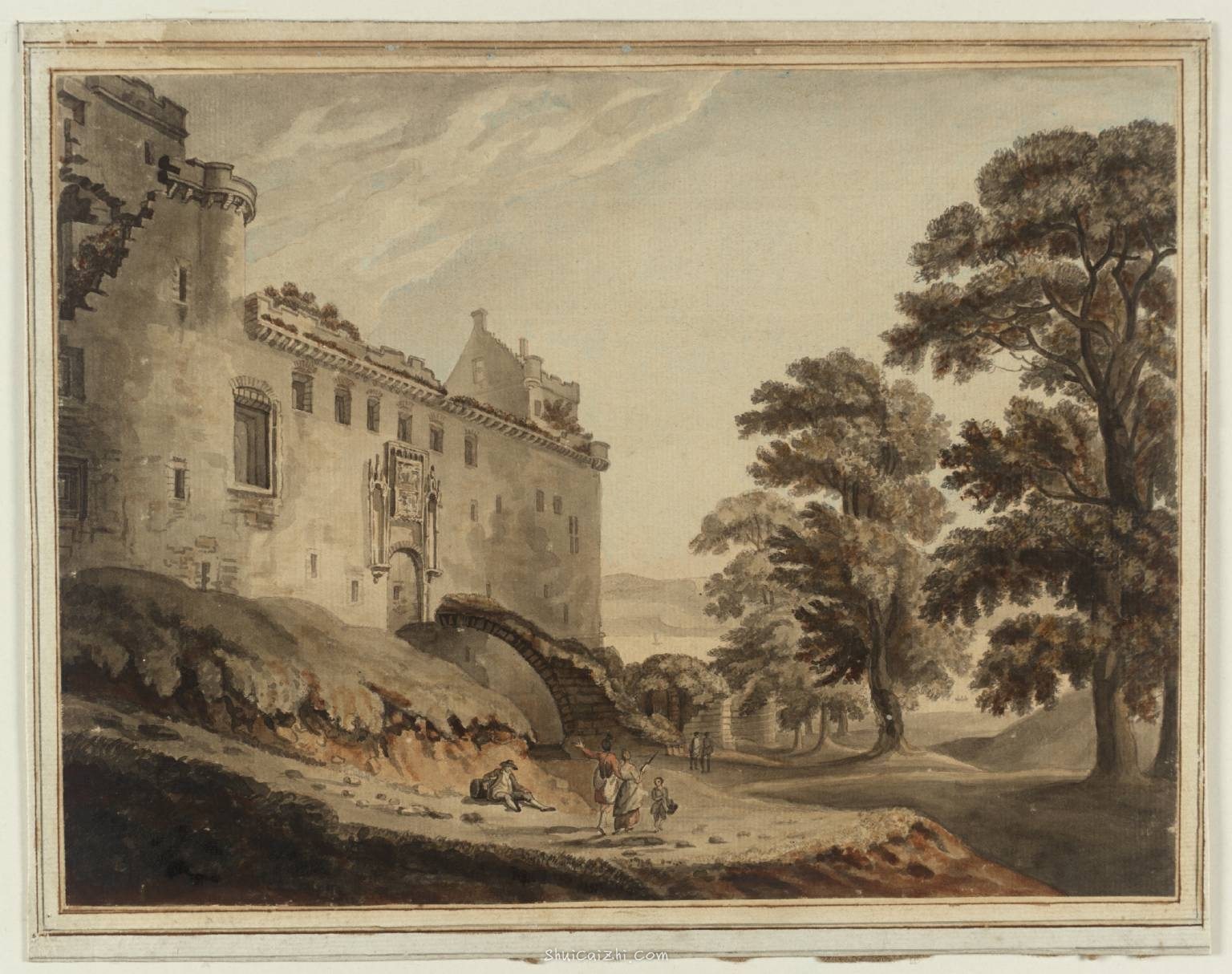 Linlithgow Castle null by Thomas Hearne 1744-1817