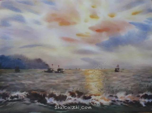 曹剑新风景水彩画作品欣赏