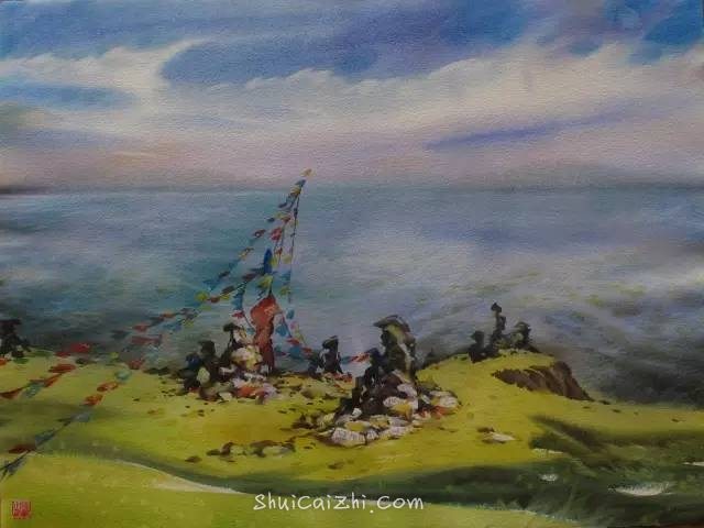 曹剑新风景水彩画作品欣赏