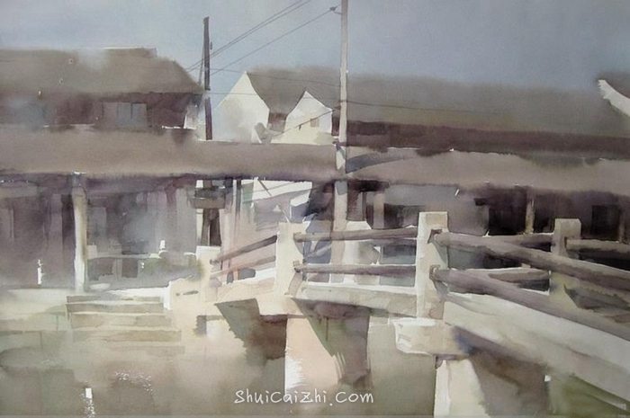 柳毅唯美风景水彩作品欣赏