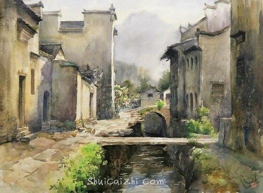 陈重武风景水彩画作品-10