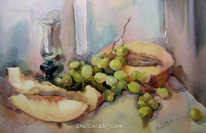 俄罗斯画家埃琳娜Elena Boukingolts的静物水彩-9