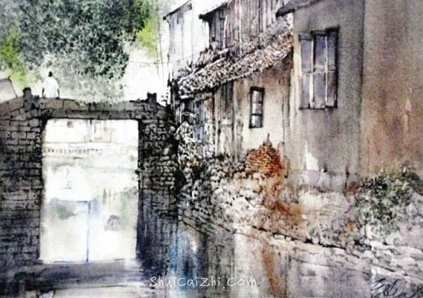 新加坡水彩画家王金成风景作品选