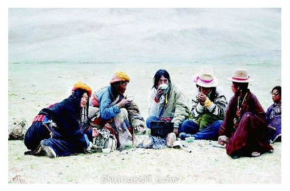 姚建华云南民族风人物风土水彩-16