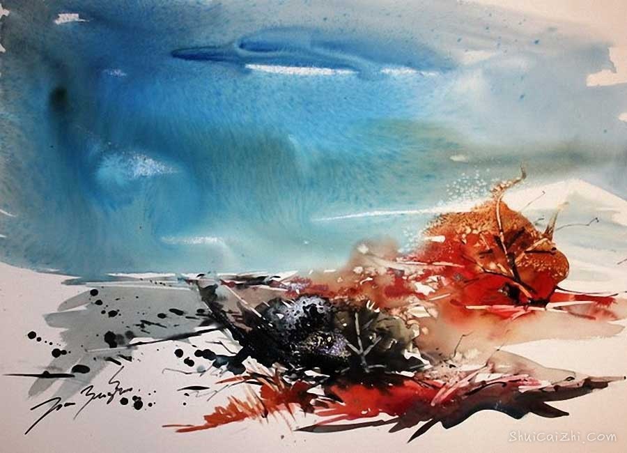 西班牙画家Joan Puig Bertran水彩画作品