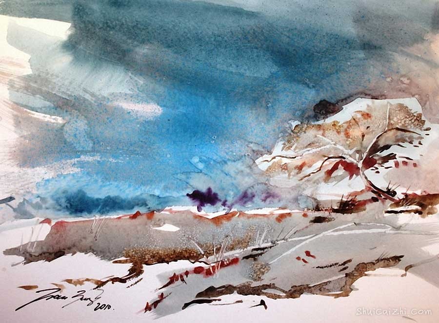 西班牙画家Joan Puig Bertran水彩画作品