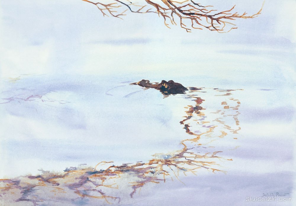 法国女画家Delphine Poussot水彩作品欣赏