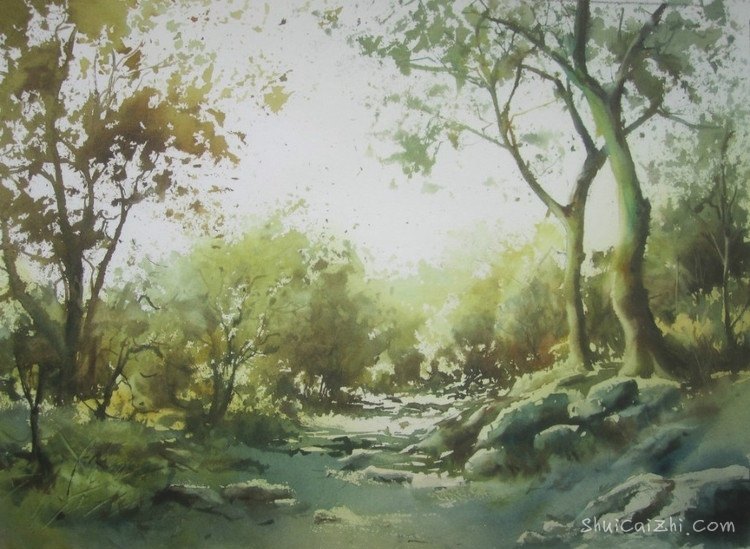 法国水彩画家David.Chauvin作品欣赏