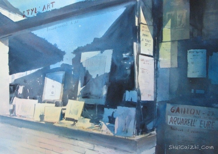 法国水彩画家David.Chauvin作品欣赏