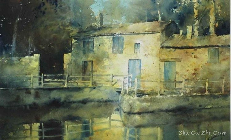 法国水彩画家David.Chauvin作品欣赏