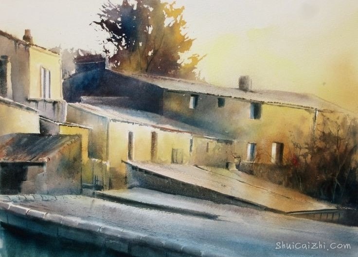 法国水彩画家David.Chauvin作品欣赏