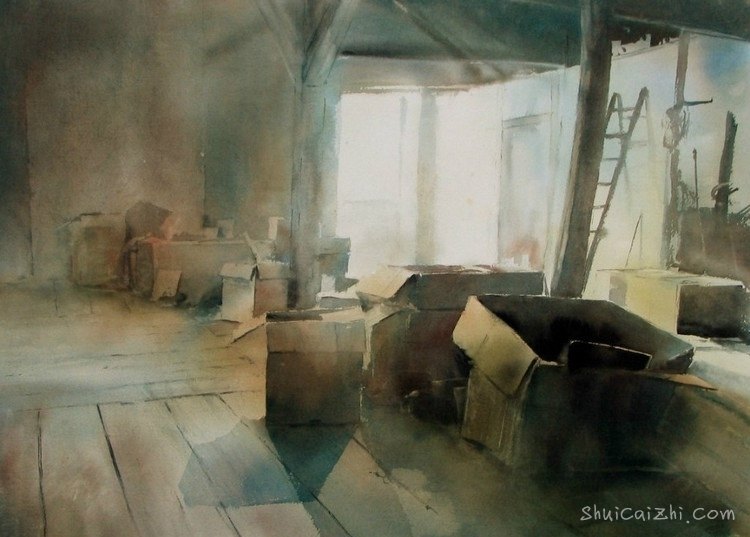 法国水彩画家David.Chauvin作品欣赏