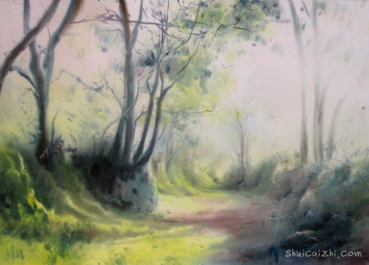 法国水彩画家David.Chauvin作品欣赏