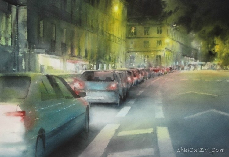 法国水彩画家David.Chauvin作品欣赏