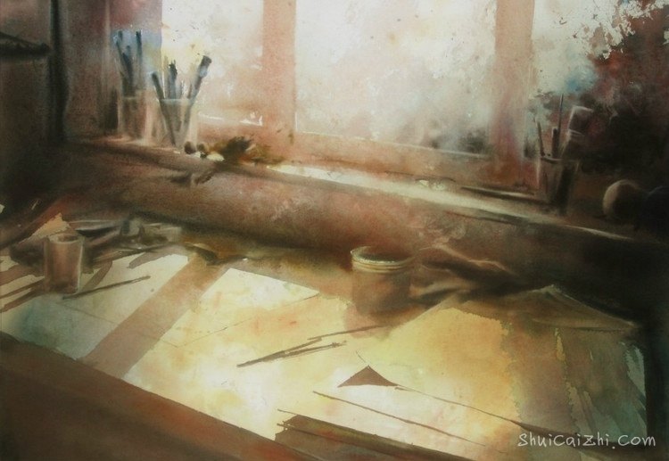 法国水彩画家David.Chauvin作品欣赏