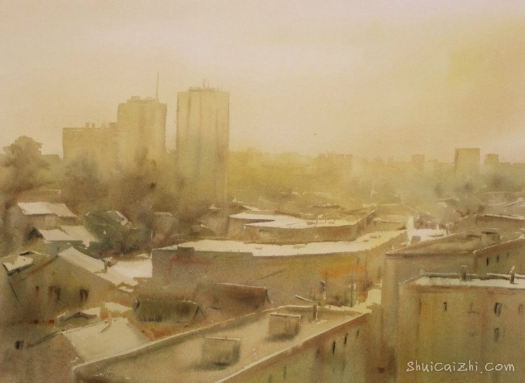 法国水彩画家David.Chauvin作品欣赏