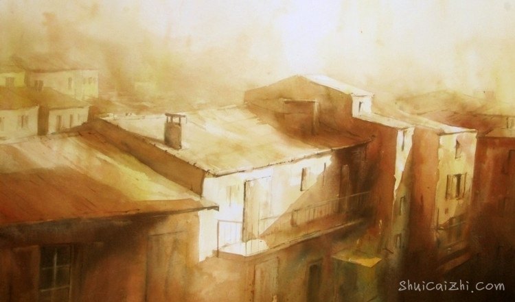 法国水彩画家David.Chauvin作品欣赏