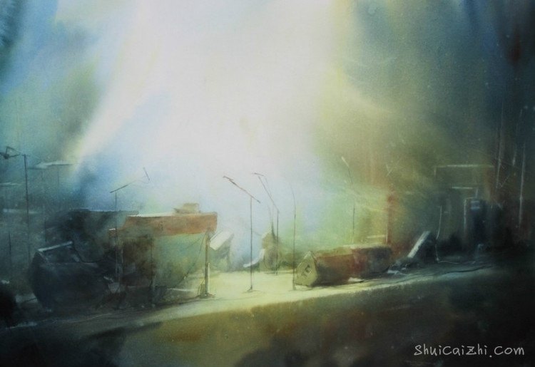 法国水彩画家David.Chauvin作品欣赏