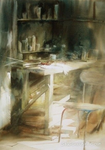 法国水彩画家David.Chauvin作品欣赏