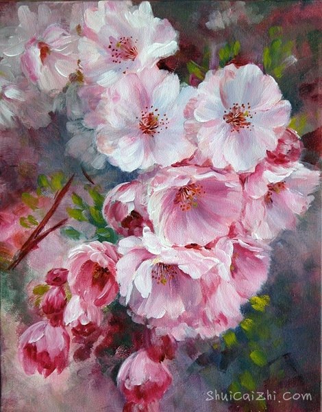 ​玛丽安布鲁姆Marianne Broome水彩花卉作品