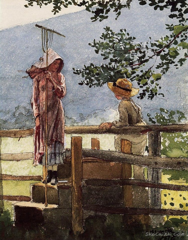 美国画家温斯洛·霍默Winslow·Homer水彩画欣赏